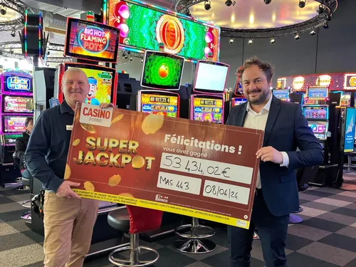 Pornic : une cliente remporte le jackpot au Casino