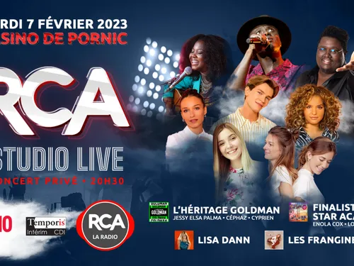 Studio Live RCA au Casino de Pornic