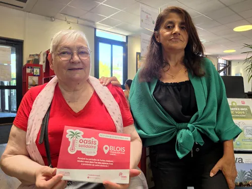 Canicule à Blois : pour Monique, les Oasis solidaires sont bien...