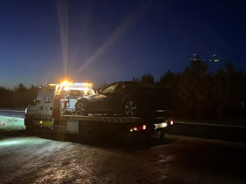 A Vouzeron, contrôlé à 171 km/h sur la D104