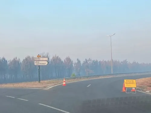 Incendies en Gironde : plusieurs reprises de feu dans la matinée