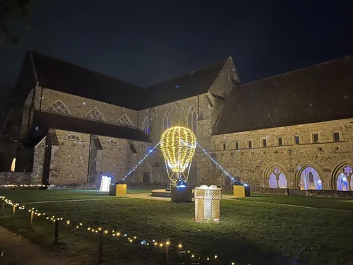 Yvré-l'Evêque : les illuminations à l'Abbaye de l'Epau, 10e édition