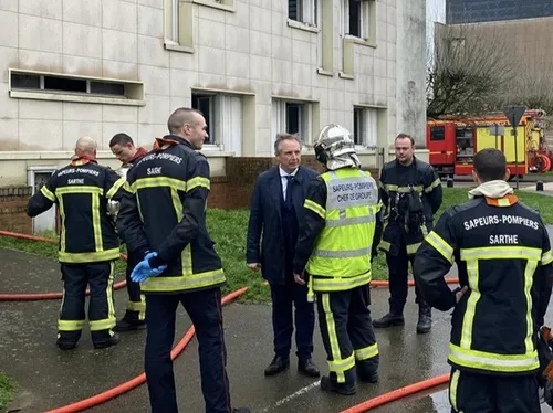 Coulaines : sept appartements évacués suite à l'incendie boulevard...