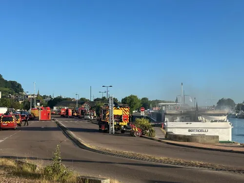 Honfleur : plus de 130 personnes évacuées d'un bateau de croisière...