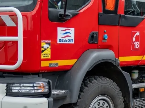 Graçay : quinze hectares en feu