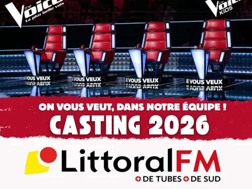The Voice : Ouverture des Castings 2026 des P.O avec Littoral FM ! 