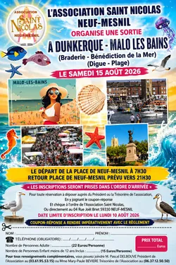 SORTIE A DUNKERQUE - MALO LES BAINS