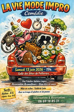 La vie mode impro   Spectacle comédie théâtre 