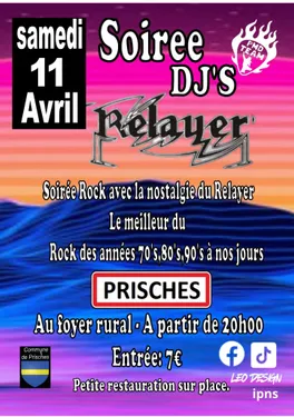 Soirée rock avec les DJ du Relayer