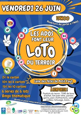Les ados font leur LOTO