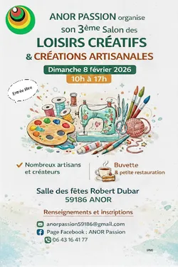 SALON DES LOISIRS CRÉATIFS ET CRÉATIONS ARTISANALES 