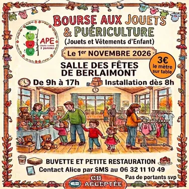 Bourse aux jouets et Puériculture 