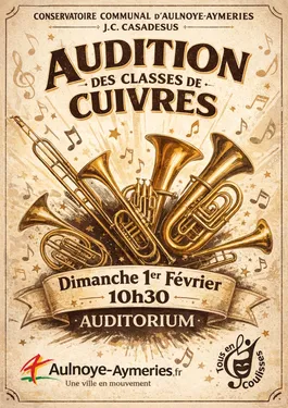 Audition des classes de cuivres