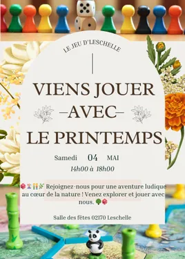 Viens jouer avec le printemps