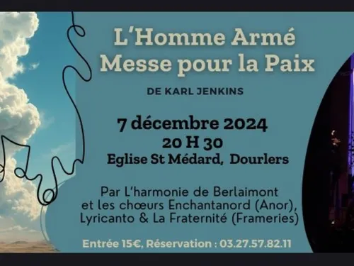 Dourlers :  « Messe pour la paix » ce samedi 