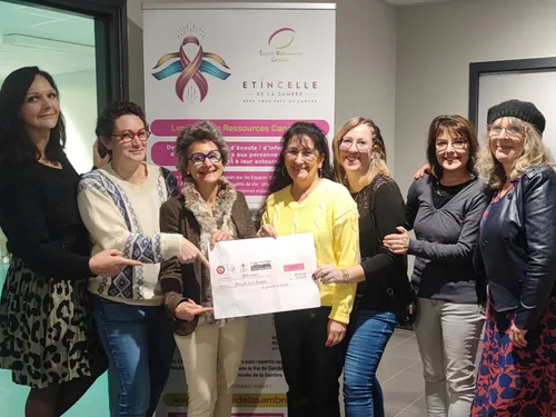 Octobre Rose : des dons records en faveur d'Étincelle de la Sambre