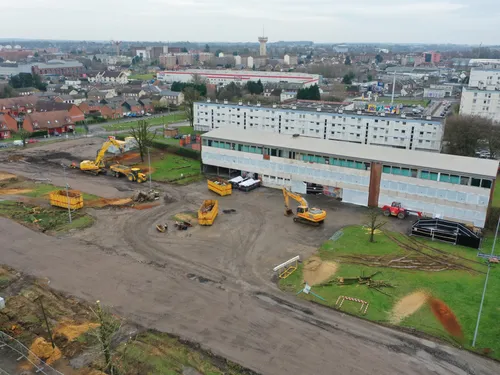 Maubeuge - Des aménagements programmés autour du futur groupe...