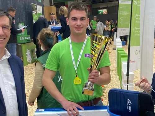 Fontaine-Lès-Vervins : Jules, 2ème meilleur jeune berger de France