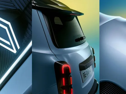 Maubeuge : présentation de la nouvelle 4L électrique produite par...