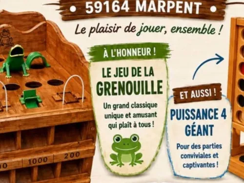 Marpent : une nouvelle association pour louer des jeux en bois  