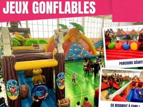 La Capelle : des structures gonflables arrivent à la Halle Michel...