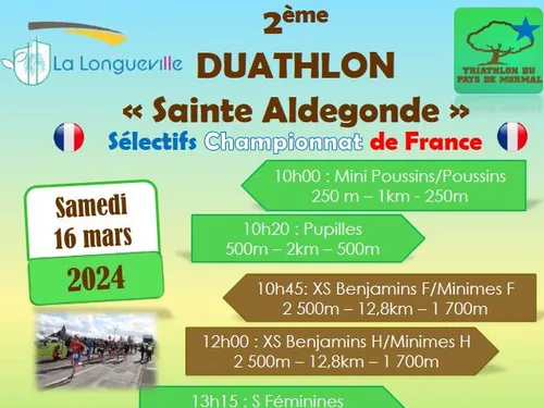 Plus de 600 athlètes à La Longueville samedi au Duathlon