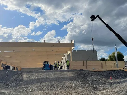 Louvroil : la construction du nouvel Aldi   