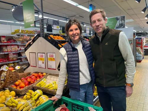 "Faire ses courses en 20 minutes" chez Intermarché à Avesnes-sur-Helpe