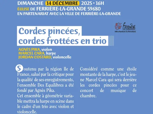 Concert Harpe en Avesnois