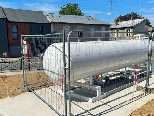 Avesnes-sur-Helpe : une fuite de gaz à la nouvelle station-service   