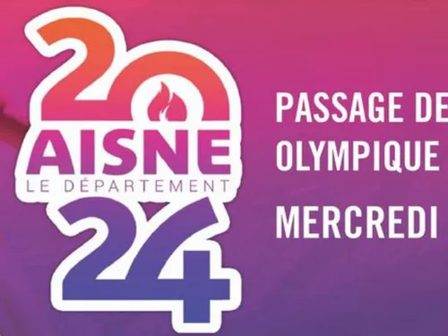 La flamme olympique à Guise mercredi