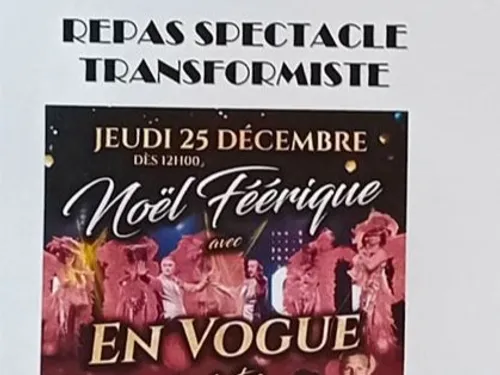 Repas spectacle transformiste
