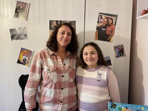 Une belle surprise pour Luane qui rencontre Marine dans son école !