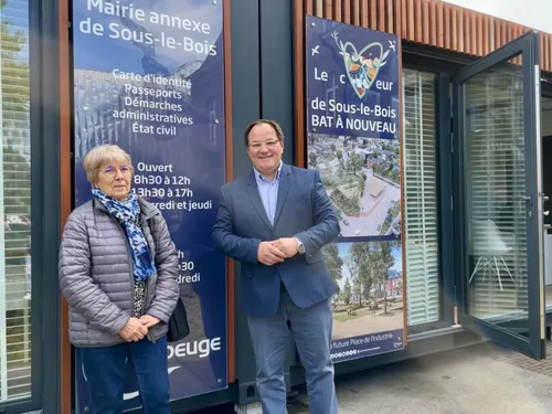 Maubeuge Sous-Le-Bois, la mairie annexe provisoire est ouverte