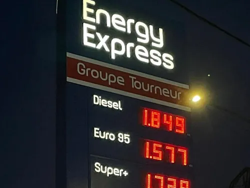 Bousies / Aulnoye-Aymeries : d’1,83 € le litre de diesel à 1,99 €