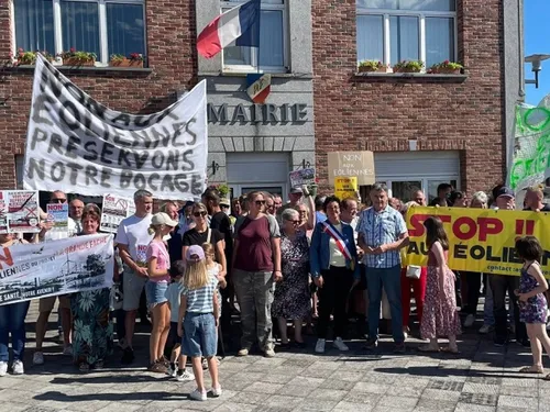 Bachant : 150 opposants au projet de parc éolien