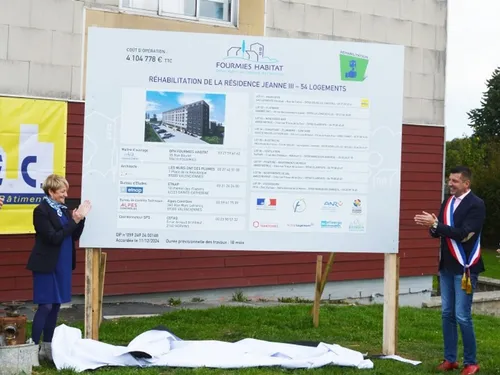 Fourmies : lancement des travaux de rénovation de la résidence...