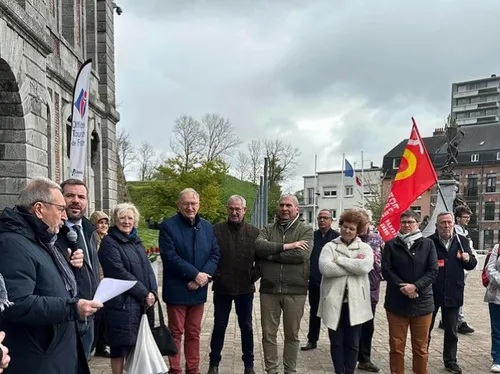 Ils ont appelé au retour de la paix à Gaza, depuis le Val de Sambre