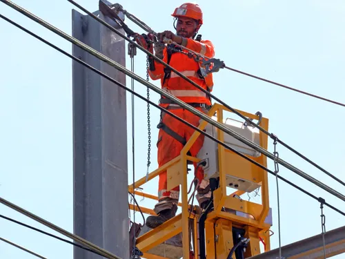 Ligne SNCF Lille-Hirson, visite de chantier à Fourmies aujourd'hui