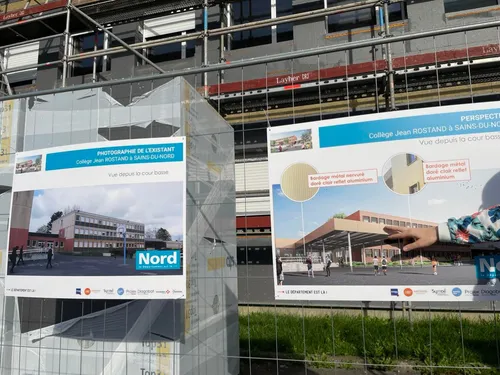 Des collèges en travaux pendant les vacances scolaires dans le...