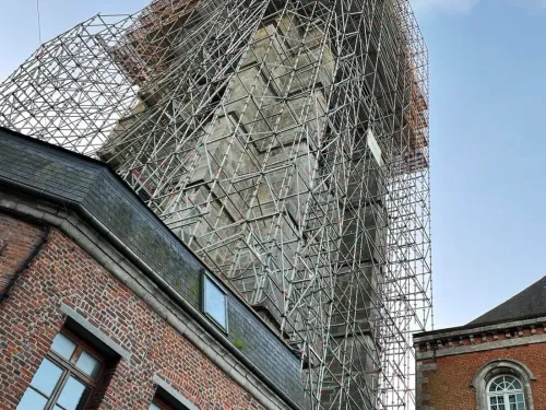 Fin d’un chantier spectaculaire à Solre-le-Château