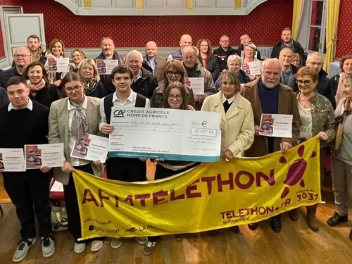 Avesnes-sur-Helpe : plus de 25 000 € collectés en faveur du Téléthon