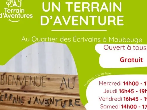Maubeuge : inauguration du « Terrain d'Aventure » au CSC de l’Épinette