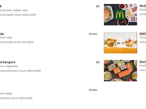 Hirson : la plateforme « Uber Eats » est opérationnelle