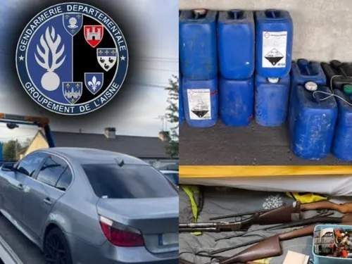 Thiérache : 2 hommes interpellés pour vol de carburant