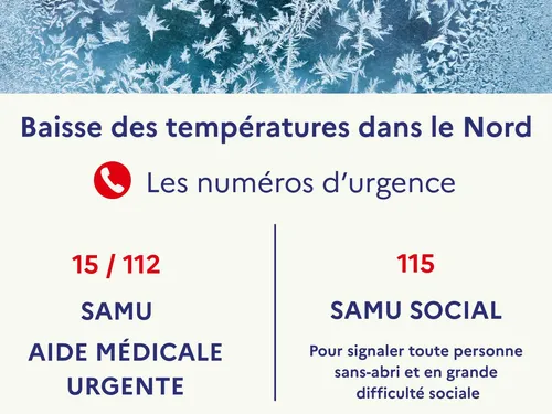 Baisse des températures : le préfet appelle à la vigilance