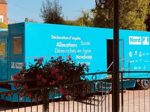 Pays de Mormal : nouvelle escale du camion bleu « France services »