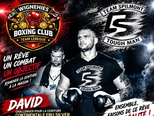 David Spilmont, désigné challenger pour la ceinture continentale...