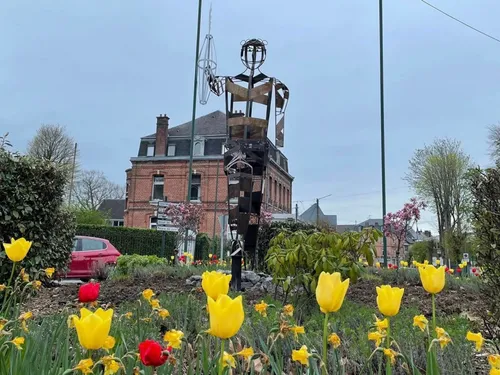 Avesnes : une 2ème sculpture pour célébrer le passage de la flamme...