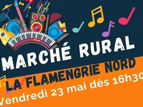 La Flamengrie (59) : Sun Box en concert au marché rural